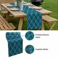 thumbnail image 5 of Teal Blue Stripes Table Runner - 72 Inch Long, Kitchen Dining Table Runner Dresser Scarves, Simple Geometric Modern Monochrome Farmhouse Decor for Coffee Tables Wedding Party Banquet, 5 of 8