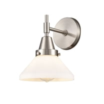 447-1W-SN-G4471 Innovations Lighting Caden - 1 Light Wall Sconce-9.25 Inches Tall and 8 Inches Wide-Satin Nickel Finish-Matte White Glass Color