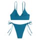 thumbnail image 4 of Traje de baño para mujer, estilo bikini de Europa y América, con efecto lavado, para mujer., 4 of 4