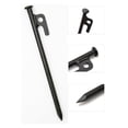 thumbnail image 5 of 20/25/30/40cm Metal Tent Beach Canopy Camping Stakes Peg With Rope Ground Nail, 5 of 5