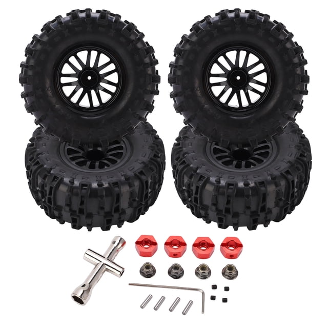 Juego de llantas para coche RC NikouMX 4 piezas 155 mm