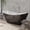 Black1 59", variant on Senfot 67 Inch Acrylic Freestanding Bathtub, Deep Soaking Tub with Non Slip Base and Chrome Drain, Modern Design for Bathroom, Black