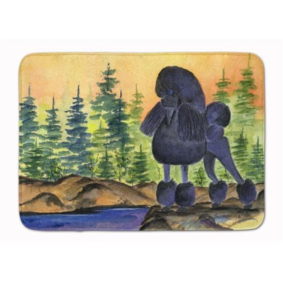 Poodle Machine Washable Memory Foam Mat