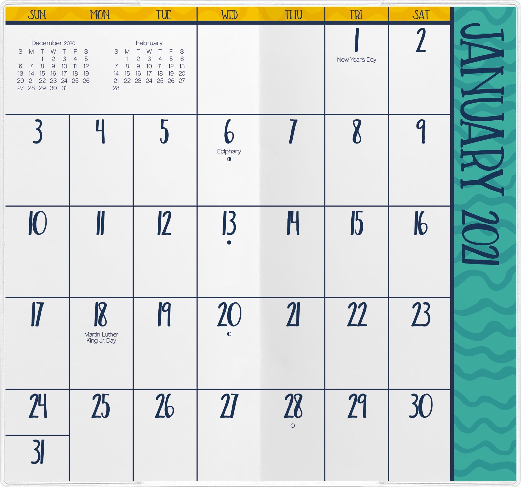 2021 Large Print Pocket Planner