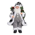 thumbnail image 1 of 12in Xmas Santa Doll Cartoon Cute Collection Standing Santa Ornament for Home Show Window Decoration, 1 of 8