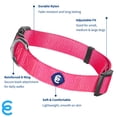 thumbnail image 2 of Blueberry Pet Essentials Collar Clásico Para Perro, 21 Colores, Color Rosa Francés, Cuello Grande, Collares De Nailon De 18 A 26 Pulgadas Para Perros, 2 of 8