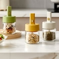 thumbnail image 1 of Pot à Épices en Verre pour la Maison, Salière Rétractable, Verre, Scellé et Anti-Humidité, Cuisine Moderne, Cuisine Familiale, Service Facile, Dessus en Acier Inoxydable, Design Contemporain, Gadget de Maison, Cuisine Sopatenor, 1 of 8