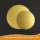 thumbnail image 1 of Junta para pastel redonda pura dorada para hornear de 6, 8 y 10 pulgadas con un grosor de 1,7 mm, 1 of 5