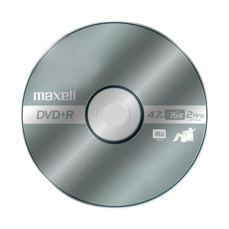 Maxell 120 Min 4.7 GB 16X DVD-R Recordable Blank Media, 10 Pack