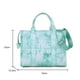 thumbnail image 3 of Bolso De Hombro Bolso Bolsos de hombro de lona Casual Tie Dyeing Crossbody Tote Letter para fiesta (verde), 3 of 8