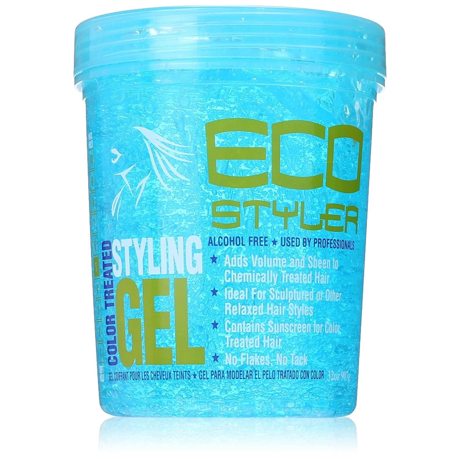 Eco Styling Gel Blue Sport Blue 32 oz,3 packs
