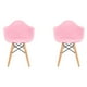 thumbnail image 3 of Set de dos sillas Eames con descansabrazo para Niños y Niñas (ROSA), 3 of 4