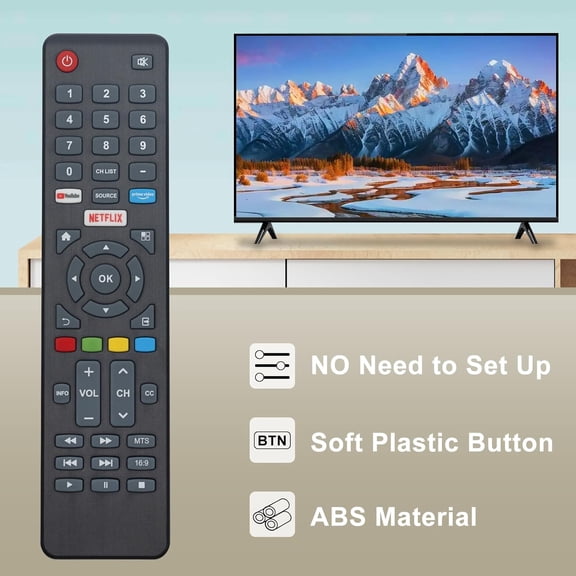 PYYAN-New Replace Remote Control fit for SILO SL3220V1 SL5020V12 SL7520VF Smart LCD LED HDTV TV