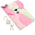 thumbnail image 2 of Carnet en Peluche avec Serrure Carnet Coloré Journal Carnet Verrouillable, 2 of 2