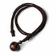 thumbnail image 2 of Collar de ojo de tigre de 16 mm con colgante de obsidiana natural y amatista adecuado para hombres y mujeres, 2 of 6
