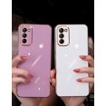 thumbnail image 6 of Daxi for Galaxy S20 FE Phone Case, Cute Lens Protector Electroplating Shockproof Edge Protection --Purple, 6 of 14