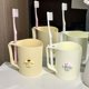 thumbnail image 4 of Taza de tarro de dientes con melodía para dormitorio, con valor de color alto, con forma de viento, taza de enjuague bucal para cepillado de Sanrio, taza para cepillado de pareja de estudiantes, 4 of 5