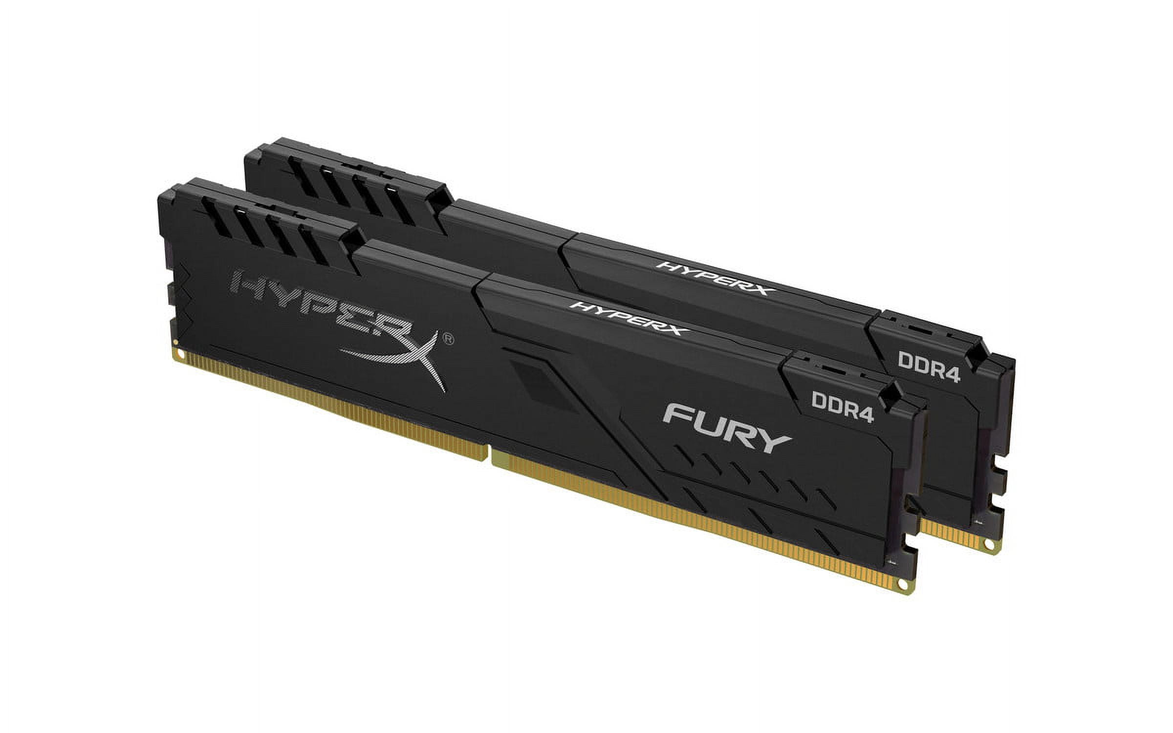 HyperX Fury DDR4 2666 16GB （8×2） HyperX Fury 16GB 2666MHz DDR4 CL16 DIMM (Kit of 2) 1Rx8Black