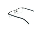 thumbnail image 5 of 2 PK Men's Blue Light Blocking Reading Glasses - Rectangular Metal Half-Frame - Spring Hinge Readers +2.00, 5 of 6