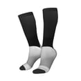 thumbnail image 2 of JUNZAN Fun Novelty Knee Warmer High Socks-Black White Fluid Sculpture, 2 of 8