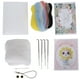 thumbnail image 1 of Fieltro de lana con aguja Sincero Muñeco de peluche de girasol y gato Material de bricolaje, 1 of 9