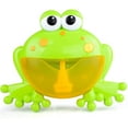 thumbnail image 1 of Juguetes de baño Ranas Máquina para hacer burbujas, Burbujas de jabón Máquina de burbujas de jabón Boquilla automática Cangrejo Baño Burbuja Juguete de regalo con 12 canciones infantiles para niños, niñas (Verde) Sailing Electrónica, 1 of 6