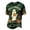 Dark Green, variant on Broave Halloween Shirts for Men, Glowing Eyes Skull Pumpkin Crewneck Short Sleeve T-Shirt, Vintage Halloween Graphic Tee for Daily Wear & Party