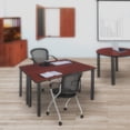 thumbnail image 2 of Regency 48" x 24" Kee Training Table in  Mahogany and  Black, 2 of 3