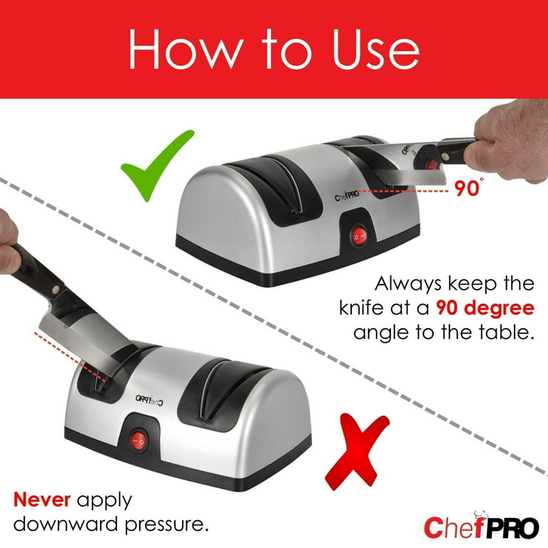 How to Use an Electric Knife Sharpener