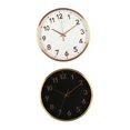 thumbnail image 1 of Reloj de pared,Reloj de pared Relojes decorativos silenciosos que no hacen tictac,Reloj colgante de arte redondo de oficina de decoración del hogar,Movimiento de barrido de cocina Gloria Reloj de pared, 1 of 9