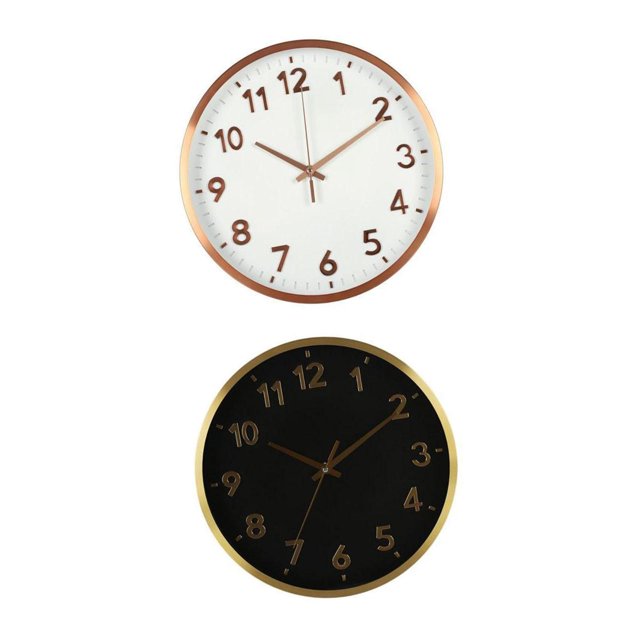 Reloj de pared,Reloj de pared Relojes decorativos silenciosos que no hacen tictac,Reloj colgante de arte redondo de oficina de decoración del hogar,Movimiento de barrido de cocina Gloria Reloj de pared