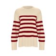 thumbnail image 3 of Gibobby Suéter Navideño Mujer Suéter casual suelto con cuello Rojoondo y para mujer, holgado a la moda, atlético y Y2K (Beige, M), 3 of 5