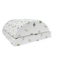 thumbnail image 1 of Leaf Foot Rest, Modern and Minimalistic Leaves Style with Abstract Pattern Design Image Print, Non-Slip Backing Adjustable Ergonomic Memory Foam Leg Support for Office, Green, by Ambesonne, 1 of 5