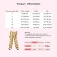thumbnail image 6 of TiaoBug Kids Girls Metallic Joggers Pants Hip Hop Dance Sweatpants Elastic Waist Pull On Holographic Trousers Silver 6, 6 of 6