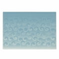 thumbnail image 1 of Abstract Cutting Board, Halftones Background with Circles and Little Digital Dots Like Ocean Wave Art, Decorative Tempered Glass Cutting and Serving Board, Small Size, Pale Blue, by Ambesonne, 1 of 1