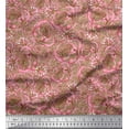 thumbnail image 1 of Soimoi Cotton Duck Fabric Dot & Rose Floral Print Fabric by the Yard 42 Inch Wide, 1 of 1