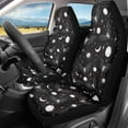 thumbnail image 2 of Yuyamidu Bat Car Seat Cover Full Set for Front Seats Car Interior Accessories Set Sun and Moon Auto Interior Seat Covers Saddle Blanket, 2 of 7