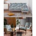 thumbnail image 6 of Blue Shell Coastal Couch Cushion Covers Stretch, Washable Sofa Seat Covers Individual Seat Cushion Sofa Slipcovers Summer Beach Nautical Starfish Coral Couch Cover Furniture Protector S-3PCS, 6 of 7