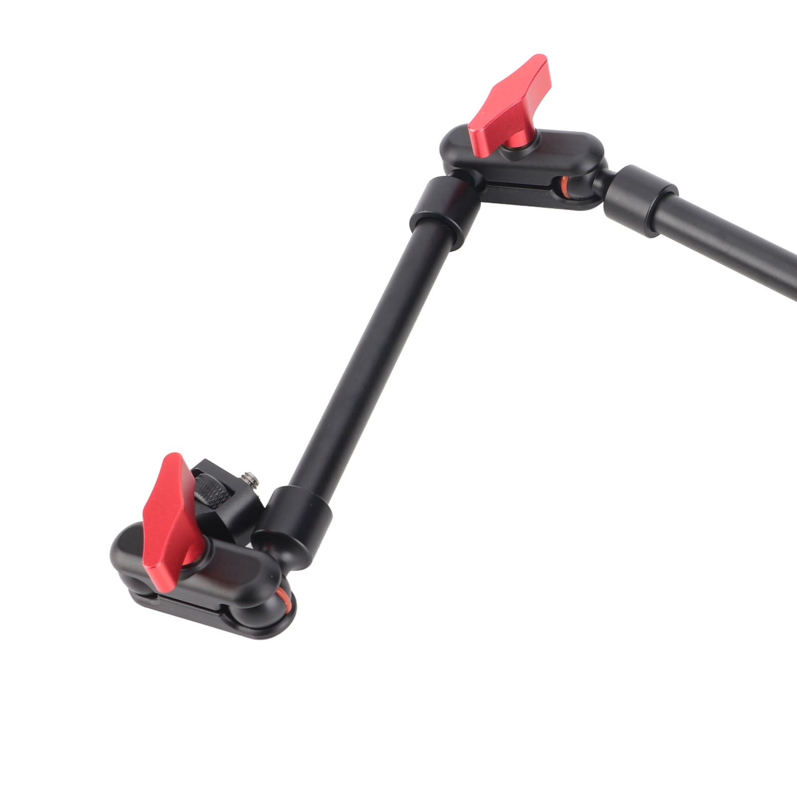 Double Ballhead Arm, Anti Oxidation 22 Inch Multi Angle Adjustable Aluminum Alloy Articulating Friction Arm Stable Locking  For Microphone