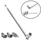 thumbnail image 4 of Rod Antenna 3.5Mm Adapter FM Radio Antenna Replacement Screw Telescopic F Type Male Connector AV Stereo Receiver, 4 of 5