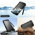 thumbnail image 6 of SOLPOWBEN 30000mAh Solar Power Bank Compatible for Iphone 17 Cell Phone 12W Portable Charger Power Bank for Outdoor Camping Hiking (Black), 6 of 8