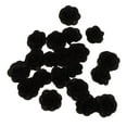 thumbnail image 5 of facefd 20 Pieces Silk Rose Flower Head Bud DIY Craft Wedding Decor Black, 5 of 5