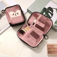 thumbnail image 3 of Cute Mesh Makeup Pouch, Waterproof Transparent Cosmetic Bag, Portable Travel Organizer Case, Compact Storage for Lipstick and Small Beauty Items Daily Carry, 3 of 7
