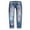 Pink, variant on Bmisegm Women's Autumn and Winter Valentine's Day Jeans Printed Hole Thickened Trousers Y2K Jeans for Women Pink XXL