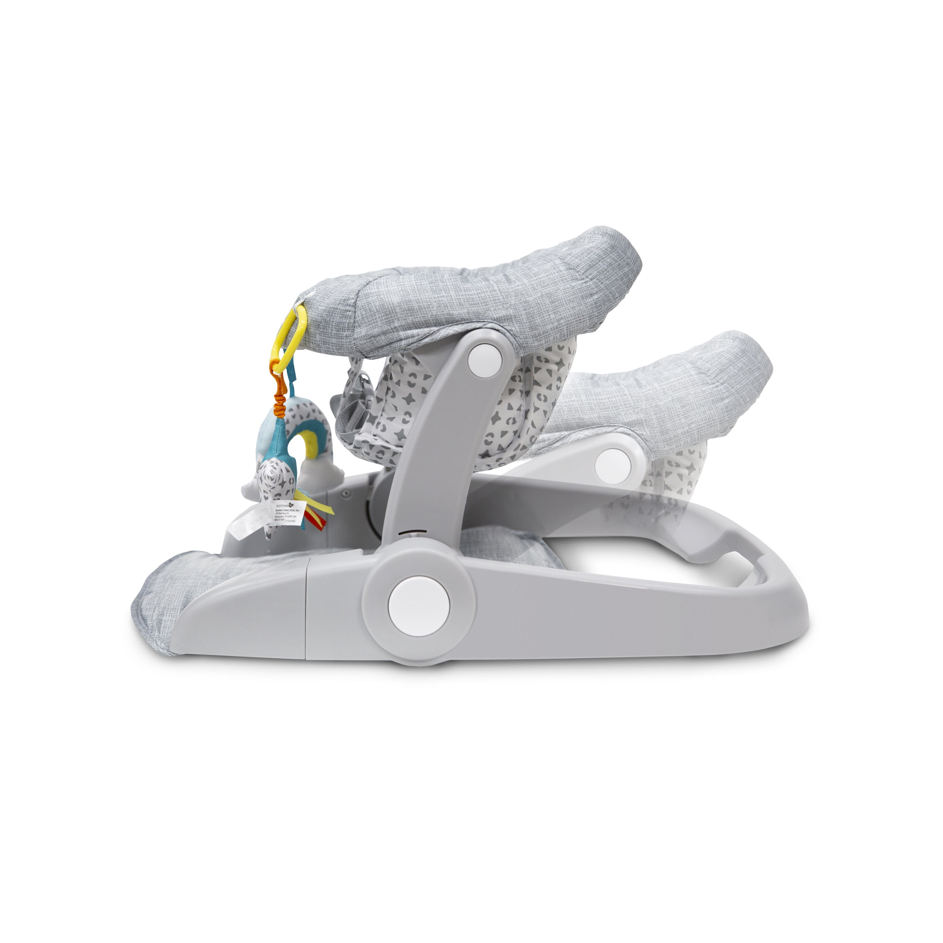 Summer by Ingenuity Learn-to-Sit 2-position Floor Seat – Heather Grey