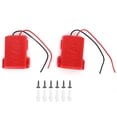 thumbnail image 1 of Battery Adapter, Batteries Power Mount Connector 2 Sets ABS Shell Reliable Simple Wiring  For  M18 18V, 1 of 8