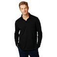 thumbnail image 2 of Mens Polo Shirts Long Sleeve Golf T-Shirts for Men with Chest Pocket, 2 of 8
