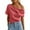 Hot Pink, variant on MIXUE Boho Tops For Women Summer Solid Color Off Shoulder Ruffled Short Sleeve Casual Basic Pullover Shirts For Women Tee Shirts Sportswear,Purple,S