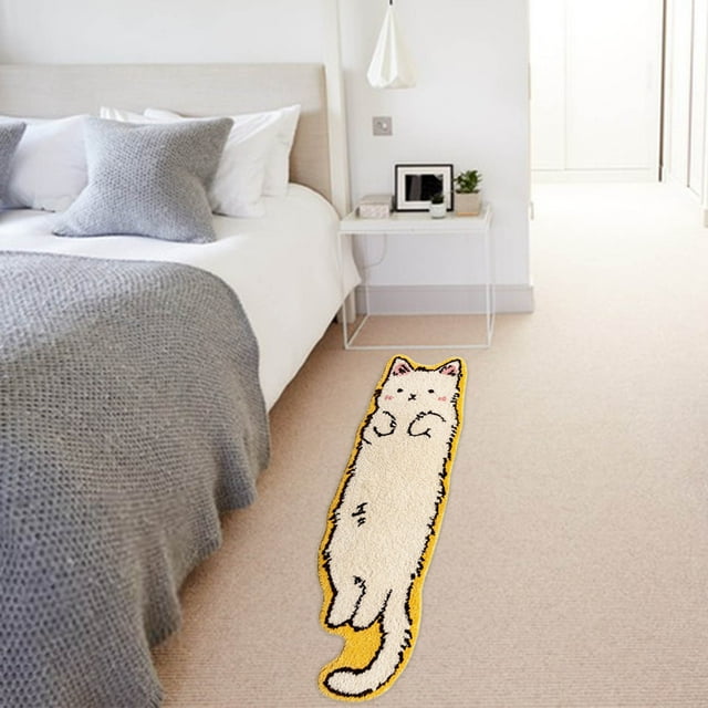 Surprise Discount,Thickened Wool Carpet, Bedside Rug, Soft Texture, Modern Design, For Bedroom, Living Room, Entryway, 50x80 Inches, Synthetic Fiber, Decorative Covering, Area Rug, Home Decor