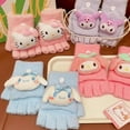 thumbnail image 3 of Sanrio Kuromi Gloves Fall/Winter Warm Melody Anime Figure Coral Velvet Warm Outdoor Five-Finger Cute Doll Gloves Gifts, 3 of 14